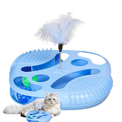 Katzen-Track-Spielzeug, Spieltablett Katzenspielzeug, interaktive Übungsbälle, neckende Feder-Katzenspielzeug, ausgehöhlte Katze sensorisches Spielzeug, geistige Stimulationsspielzeug, sensorisches Katzen-Track-Spielzeug, Spieltablett Katzenspielzeug, interaktive Übungsbälle, neckende Feder-Katzenspielzeug, ausgehöhlte Katze sensorisches Spielzeug, geistige Stimulationsspielzeug, sensorisches von Mwkbbn