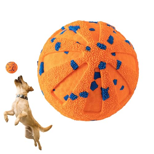 Mwkbbn Interaktiver Hundeball, elektrisches, interaktives Hundespielzeug, automatisches vibrierendes Springspielzeug für aggressive Kauer, Energiefreigabe, Training, Apportieren, Welpen, Outdoor von Mwkbbn