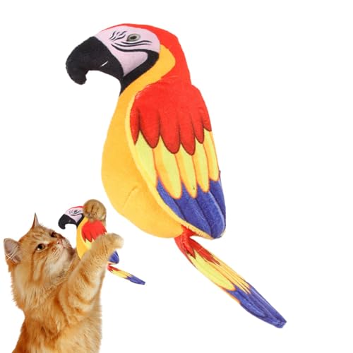 Mwkbbn Zwitschern Vogel Katzenspielzeug, Plüsch Papagei Katzenspielzeug, Interaktives Katzenspielzeug, Katze Kauspielzeug, Plüsch und Sicheres Material Fördert Natürliche Jagdinstinkte Spielzeug Für Mwkbbn Zwitschern Vogel Katzenspielzeug, Plüsch Papagei Katzenspielzeug, Interaktives Katzenspielzeug, Katze Kauspielzeug, Plüsch und Sicheres Material Fördert Natürliche Jagdinstinkte Spielzeug Für von Mwkbbn