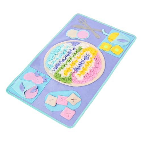 Schnüffelmatte für Hunde, bunt, interaktiv, zum von Pizza, langsamer Futterspender für Tierfutter, Zahnreinigung, Spielzeugspender für Wohnzimmer, Garten, Grasland Schnüffelmatte für Hunde, bunt, interaktiv, zum von Pizza, langsamer Futterspender für Tierfutter, Zahnreinigung, Spielzeugspender für Wohnzimmer, Garten, Grasland von Mwkbbn