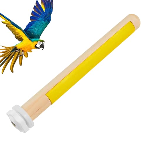 Vogel-Sitzstange – Papageienständer, Spielzeugkäfig-Zubehör, stabiles Klettern, Stehen, Sittich, Schleifgabel für kleine, mittelgroße Nymphensittiche, Lovebirds Finken von Mwkbbn