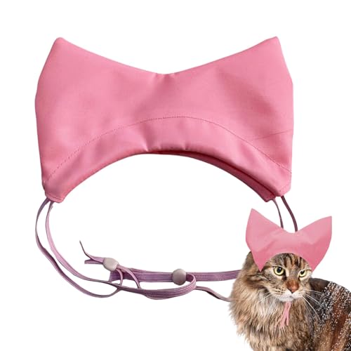 Mwqpgyh Duschhaube für Hunde, verstellbare Badekappe für Katzen, Ohrenschutz, Oxford-Stoff, wasserdicht, Haustierzubehör für Kätzchen, Welpen, Kleintiere von Mwqpgyh