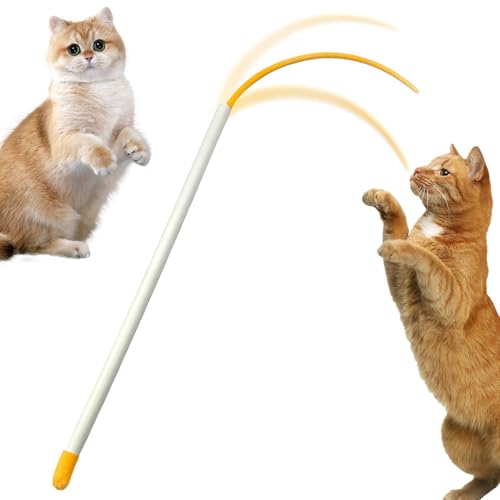 Mwqpgyh Katzenstab-Spielzeug für Hauskatzen, Silikon-Katzenstab - 20-Zoll-Mäuseschwanz-Katzen-Teaser-Zauberstäbe | Katzenspielzeugstab, Katzenangel, multifunktionales Katzenspielzeug für den Mwqpgyh Katzenstab-Spielzeug für Hauskatzen, Silikon-Katzenstab - 20-Zoll-Mäuseschwanz-Katzen-Teaser-Zauberstäbe | Katzenspielzeugstab, Katzenangel, multifunktionales Katzenspielzeug für den von Mwqpgyh