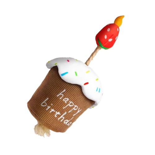 Mwqpgyh Kauspielzeug für Hunde, Quietschspielzeug für Hunde - Quietschendes Plüschtier in Kuchenform für Haustiere,Tragbares quietschendes Kauspielzeug für Hunde, Plüsch-Kauspielzeug für mittelgroße Mwqpgyh Kauspielzeug für Hunde, Quietschspielzeug für Hunde - Quietschendes Plüschtier in Kuchenform für Haustiere,Tragbares quietschendes Kauspielzeug für Hunde, Plüsch-Kauspielzeug für mittelgroße von Mwqpgyh