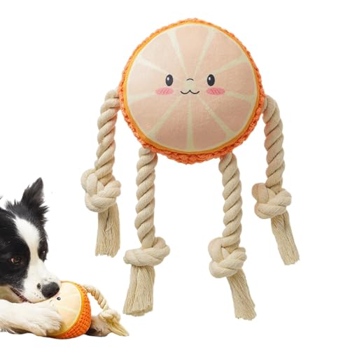 Mwqpgyh Plüsch-Hundespielzeug mit Quietscher, Beißspielzeug für Welpen, Plüschtier für mittelgroße Hunde, Mit geflochtenem Seil, süßes Obst-Design, interaktives Kauspielzeug für Hunde, süßes Mwqpgyh Plüsch-Hundespielzeug mit Quietscher, Beißspielzeug für Welpen, Plüschtier für mittelgroße Hunde, Mit geflochtenem Seil, süßes Obst-Design, interaktives Kauspielzeug für Hunde, süßes von Mwqpgyh