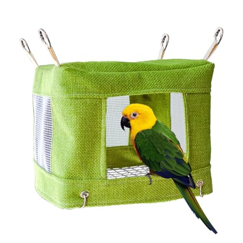 Mwqpgyh Vogelbett Für Käfig,Papageienhaus - Schlafzelt Mit Atmungsaktivem Bodennetz Zur Ruhe Und Zucht Für Nymphensittich Kanarienvogel Sittich Fink Mwqpgyh Vogelbett Für Käfig,Papageienhaus - Schlafzelt Mit Atmungsaktivem Bodennetz Zur Ruhe Und Zucht Für Nymphensittich Kanarienvogel Sittich Fink von Mwqpgyh