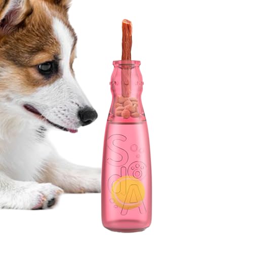 Mwqpgyh Wasserflasche Hundespielzeug,Niedliches Quietschendes Unzerstörbares Flaschen Hunde Kauspielzeug | Zahnreinigendes Interaktives Welpen Kauspielzeug Zur Unterhaltung | Gegen Langeweile Als von Mwqpgyh