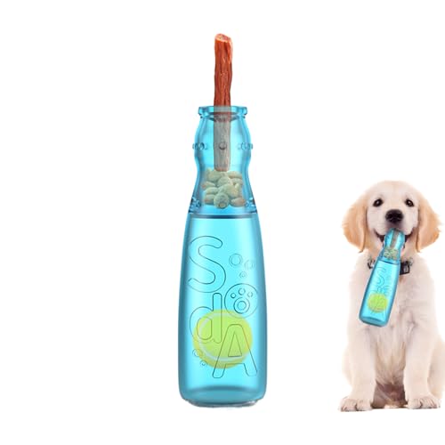 Mwqpgyh Wasserflasche Hundespielzeug | Niedliches Quietschendes Unzerstörbares Flaschen Hunde Kauspielzeug - Zahnreinigendes Interaktives Welpen Kauspielzeug Zur Unterhaltung - Gegen Langeweile Als von Mwqpgyh