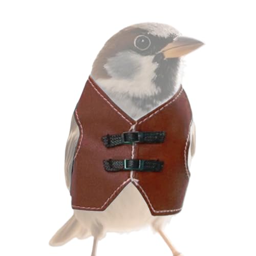 Mwqpgyh Weste, Verstellbare Vintage Vogelweste, Zubehör Für Sittiche Und Nymphensittiche Drinnen Und Draußen Balkon Garten Terrasse Mwqpgyh Weste, Verstellbare Vintage Vogelweste, Zubehör Für Sittiche Und Nymphensittiche Drinnen Und Draußen Balkon Garten Terrasse von Mwqpgyh