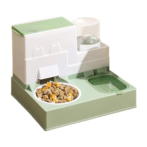 Mxshc Auto Pet Feeder Futternäpfe Futterspender Wasserspender für Hund Katze Große Kapazität Haustier Trockenfutter Spender Futter und Wasser Spender Mxshc Auto Pet Feeder Futternäpfe Futterspender Wasserspender für Hund Katze Große Kapazität Haustier Trockenfutter Spender Futter und Wasser Spender von Mxshc