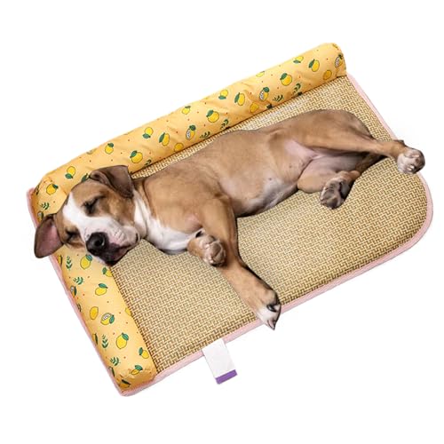 Mxshc Hundekühlmatte - Katzen Schlafkissen | Orthopädisches Katzenkissen Für Innen- & Außenbereich Mit Kühlfunktion Bei von Mxshc