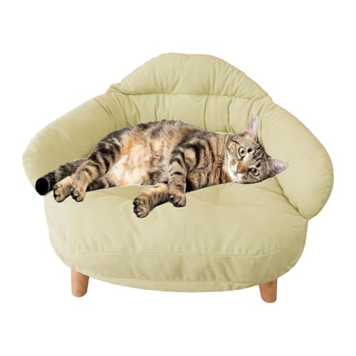 Mxshc Katzen-Couch-Bett, rutschfestes Hundebett mit Beinen, Hundesofa, Couch, Mehrzweck-Haustier-Couch-Stuhl, Katzennest, Bett für Wohnzimmer, Schlafzimmer Mxshc Katzen-Couch-Bett, rutschfestes Hundebett mit Beinen, Hundesofa, Couch, Mehrzweck-Haustier-Couch-Stuhl, Katzennest, Bett für Wohnzimmer, Schlafzimmer von Mxshc