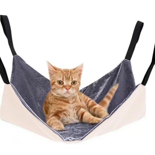 Mxshc Katzenhängemattenbett, doppelseitige Katzenhängematte für Käfig, verstellbares kleines Haustier-Hängebett für Katzen, Welpen, Kaninchen oder andere Kleintiere, 40 x 40 cm Mxshc Katzenhängemattenbett, doppelseitige Katzenhängematte für Käfig, verstellbares kleines Haustier-Hängebett für Katzen, Welpen, Kaninchen oder andere Kleintiere, 40 x 40 cm von Mxshc