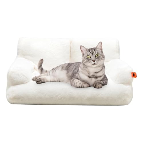 Mxshc Winter-Katzennest aus Plüsch, waschbar, rutschfeste Unterseite, abnehmbares kleines Hundesofa für kleine, mittelgroße Hunde, Katzen, Haustierbedarf Mxshc Winter-Katzennest aus Plüsch, waschbar, rutschfeste Unterseite, abnehmbares kleines Hundesofa für kleine, mittelgroße Hunde, Katzen, Haustierbedarf von Mxshc