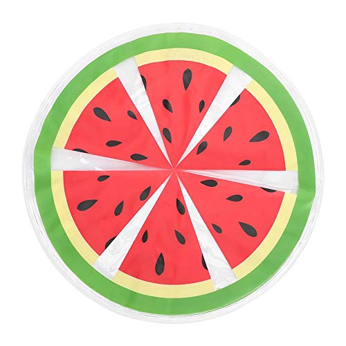 Fruchtmuster Runde Kühler Matte Hund EIS Pad, Faltbare Hund Kühlmatte, Sommer für Reisen nach Hause(Watermelon) von Mxtech