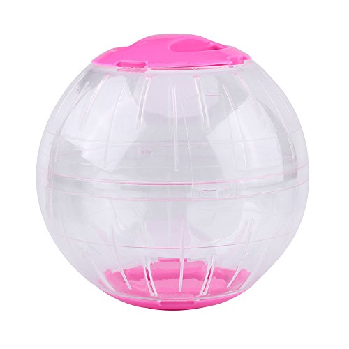 Hamster Ball, Hamster Toy, Plastik-Gymnastikball, zum Spielen von Running Ball-Heimtierspielzeug(Pink) von Mxtech