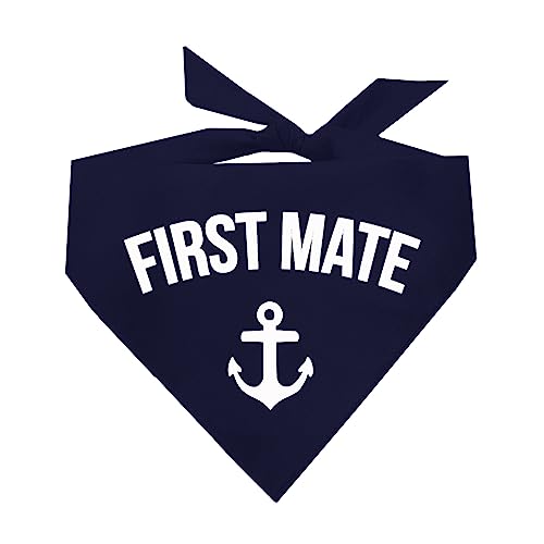 First Mate Hundehalstücher mit Sommerboot, Marineblau von My Dog Bandana