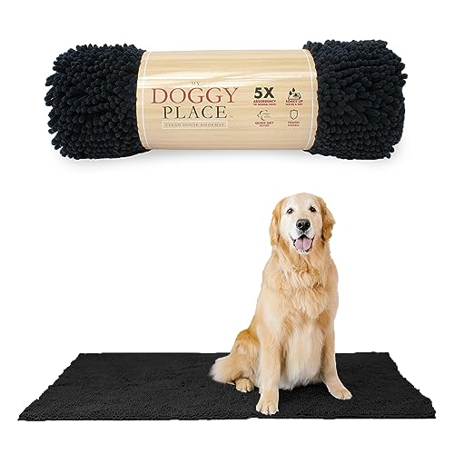 My Doggy Place Mikrofaser-Hundematte für schlammige Pfoten, 152,4 x 91,4 cm, rutschfest, saugfähig und schnell trocknend, waschmaschinen- und trocknergeeignet, Größe XL/Läufer My Doggy Place Mikrofaser-Hundematte für schlammige Pfoten, 152,4 x 91,4 cm, rutschfest, saugfähig und schnell trocknend, waschmaschinen- und trocknergeeignet, Größe XL/Läufer von My Doggy Place