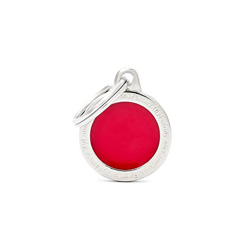 MYFAMILY Plakette KLEINE Kreis ROT RUND Logo Platte Hund kostenlosen Gravur MYFAMILY Plakette KLEINE Kreis ROT RUND Logo Platte Hund kostenlosen Gravur von My Family