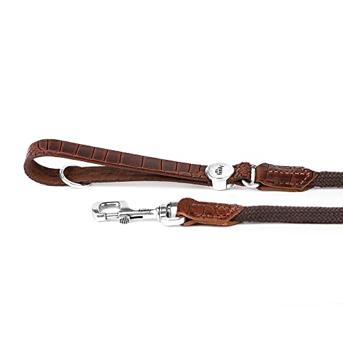 MyFamily Block für Hund in echtem italienischem Leder und Seil in Italien, Metall -Oberflächen im Alten Silber, praktisch und resistent, handgefertigt, Tucson Collection MyFamily Block für Hund in echtem italienischem Leder und Seil in Italien, Metall -Oberflächen im Alten Silber, praktisch und resistent, handgefertigt, Tucson Collection von My Family