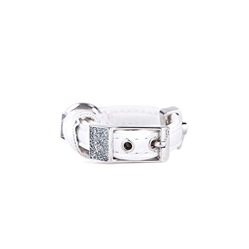 MyFamily Hundekragen in Italienisch verstellbar wie in Italien, Metall -Oberflächen in weißen Bronze, bequem und resistent, handgefertigt, Saint Tropez Collection MyFamily Hundekragen in Italienisch verstellbar wie in Italien, Metall -Oberflächen in weißen Bronze, bequem und resistent, handgefertigt, Saint Tropez Collection von My Family
