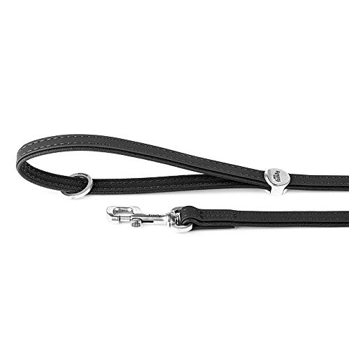 MyFamily Hundeleine für Hund in Italienisch wie Made in Italien, Metall -Oberflächen im Alten Silber, praktisch und komfortabel, handgefertigt, Bilbao -Kollektion MyFamily Hundeleine für Hund in Italienisch wie Made in Italien, Metall -Oberflächen im Alten Silber, praktisch und komfortabel, handgefertigt, Bilbao -Kollektion von My Family