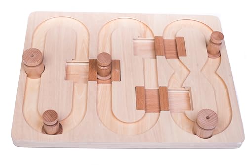 Agent 008 - My Intelligent Dogs Interaktives Hundespielzeug aus Holz Intelligentes Spielzeug für Hunde von My Intelligent Dogs