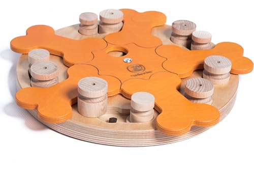 Carousel of Bones - My Intelligent Dogs Interaktives Hundespielzeug aus Holz Intelligentes Spielzeug für Hunde Carousel of Bones - My Intelligent Dogs Interaktives Hundespielzeug aus Holz Intelligentes Spielzeug für Hunde von My Intelligent Dogs