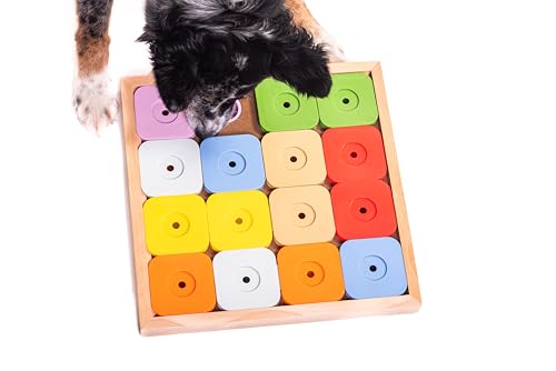 My Intelligent Dogs Interaktives Hundespielzeug Intelligenz Sudoku Genie Color - Intelligenzspielzeug für Hunde - Interaktives Spielzeug Hund - Denkspiele für Hunde von My Intelligent Dogs