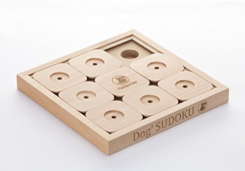 My Intelligent Dogs Sudoku Medium Expert Classic Interaktives Hundespielzeug aus Holz Hundespielzeug für Hunde Hundespielzeug kleine und große Hunde Hunde Spielzeug von My Intelligent Dogs