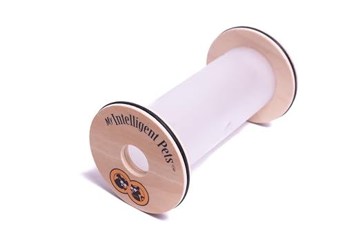 Happy Roll - My Intelligent Dogs Interaktives Katzen- und Hundespielzeug aus Holz Intelligentes Spielzeug für Hunde und Katzen von My Intelligent Dogs