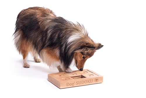 My Intelligent Dogs Interaktives Hundespielzeug Intelligenz Sudoku Small Advanced - Intelligenzspielzeug für Hunde & Katze - Interaktives Spielzeug Hund, Katzenspielzeug - Denkspiele für Hunde von My Intelligent Dogs