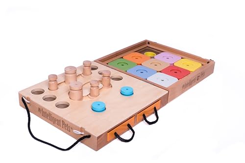 Travel Dog - Interaktives Hundespielzeug aus Holz Intelligentes Spielzeug für Hunde von My Intelligent Dogs