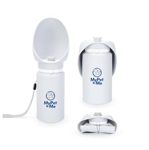 My Pet & Me Faltbare Outdoor-Wasserflasche für Hunde, Weiß, 550 ml My Pet & Me Faltbare Outdoor-Wasserflasche für Hunde, Weiß, 550 ml von My Pet & Me