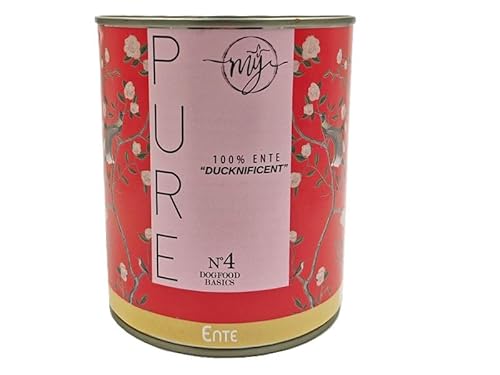 My 100% Ente Pure No. 4 / Nassfutter 800g Dose mÿ Hundefutter ohne Konservierungsstoffe, künstliche Aromastoffe und Farbstoffe & Lockstoffe My 100% Ente Pure No. 4 / Nassfutter 800g Dose mÿ Hundefutter ohne Konservierungsstoffe, künstliche Aromastoffe und Farbstoffe & Lockstoffe von My dogfood manufacture
