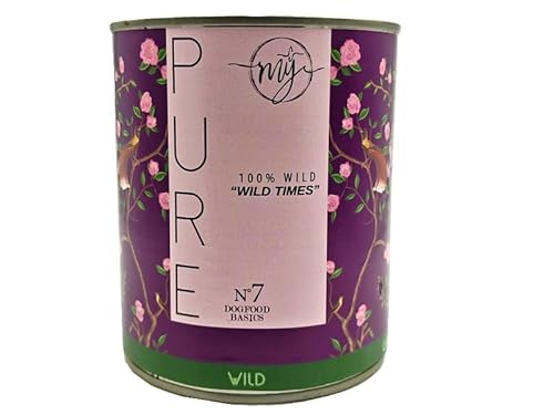 My 100% Wild 800g Hundefutter mÿ Pure No. 7 I Nassfutter Barf Ergänzungsfuttermittel für Hunde ohne Konservierungsstoffe, künstliche Aromastoffe, Farbstoffe & Lockstoffe von My dogfood manufacture