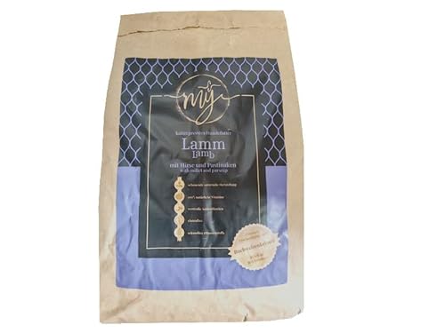 My Trockenfutter Weidelamm mit Hirse und Pastinake 5kg kaltgepresst für Hunde ohne künstliche Zusatzstoffe I Hundefutter von My dogfood manufacture