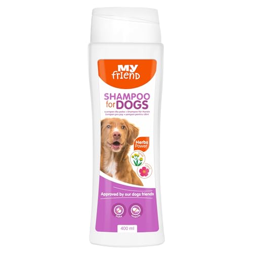 My friend Hundeshampoo 400 ml | Shampoo für Hunde gegen Juckreiz & Geruch | Langhaar geeignet | Schutz vor Zecken, Flöhe & Parasiten| antibakteriell und entzündungshemmend My friend Hundeshampoo 400 ml | Shampoo für Hunde gegen Juckreiz & Geruch | Langhaar geeignet | Schutz vor Zecken, Flöhe & Parasiten| antibakteriell und entzündungshemmend von My friend