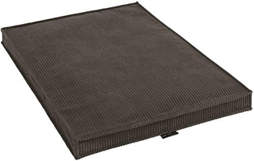 MyBestBuddy Hundekissen Visco braun 120x80 cm XXL mit POSO-Cord Stoff mit Viscoseschaum und Komfortschaum-Flocken, 40°C waschbar - Hundebett/Haustierbett für sehr große Hunde oder Katzen, 120 x 80 cm von MyBestBuddy