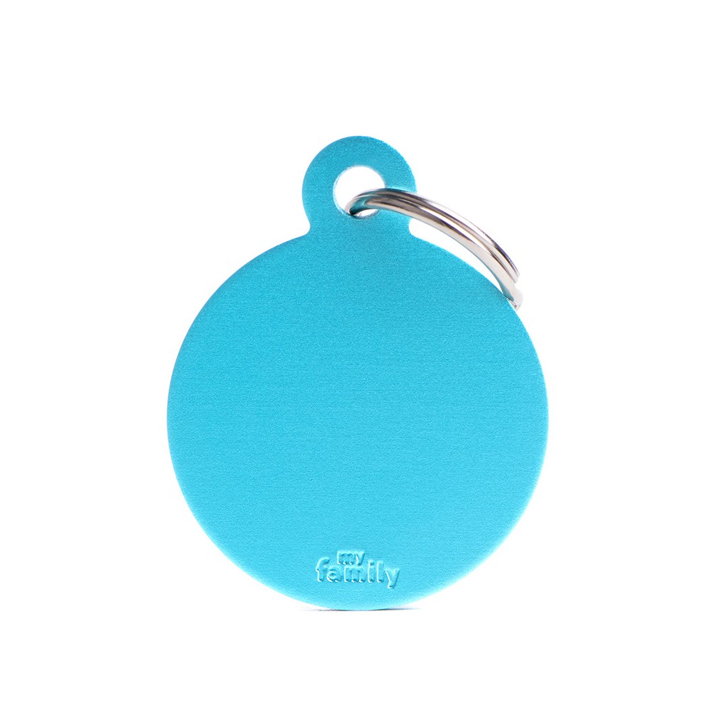 MyFamily Anhänger Basic Großer Kreis Hellblau 32 x 39 mm MyFamily Anhänger Basic Großer Kreis Hellblau 32 x 39 mm von MyFamily