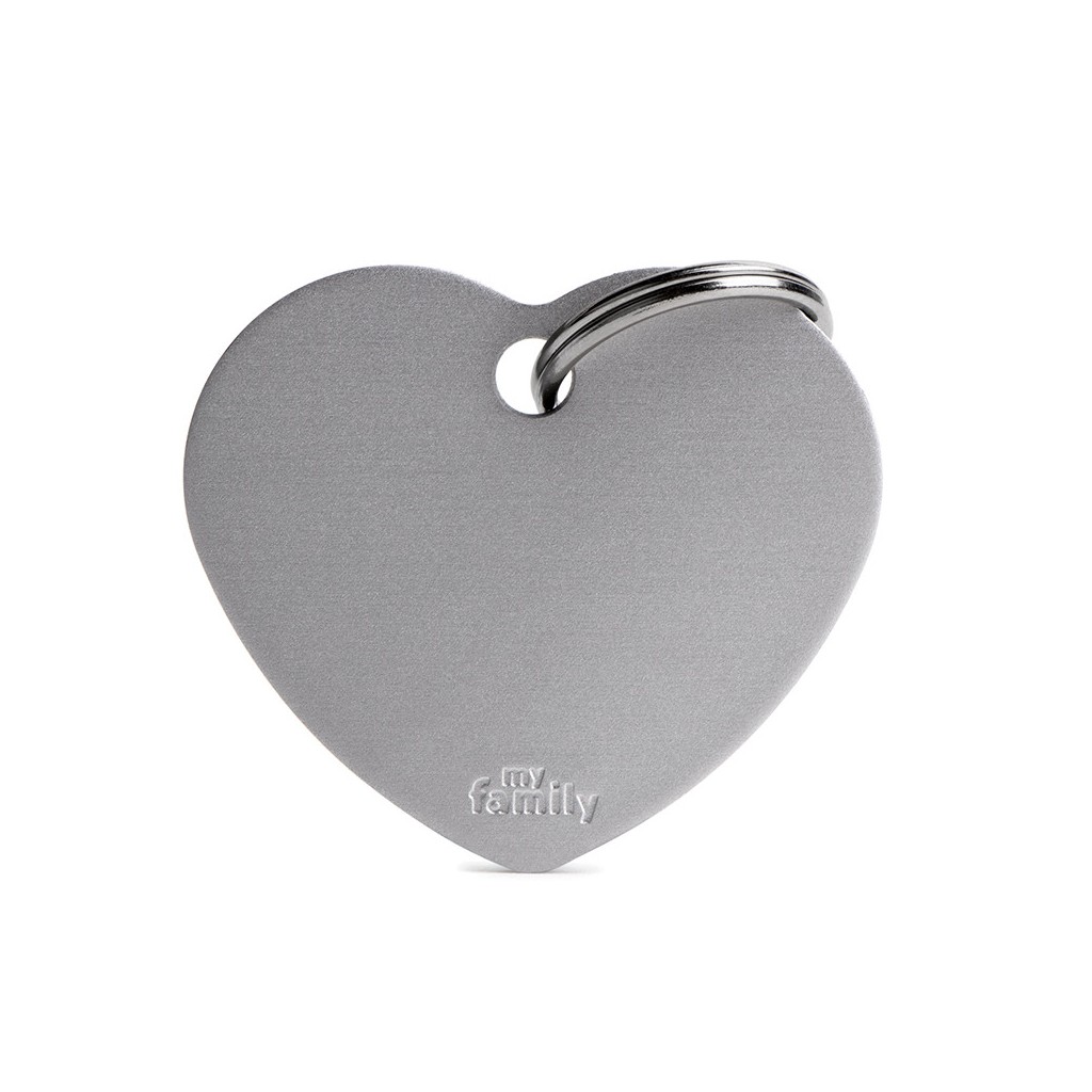 MyFamily Anhänger Basic Großes Herz Grau 37 x 32 mm MyFamily Anhänger Basic Großes Herz Grau 37 x 32 mm von MyFamily