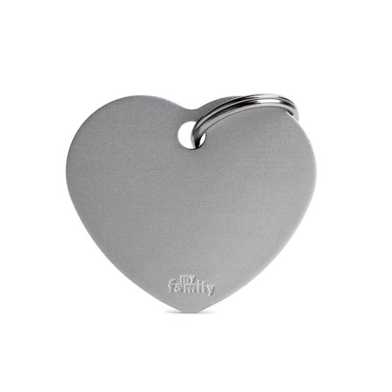 MyFamily Anhänger Basic Großes Herz Grau 37 x 32 mm MyFamily Anhänger Basic Großes Herz Grau 37 x 32 mm von MyFamily