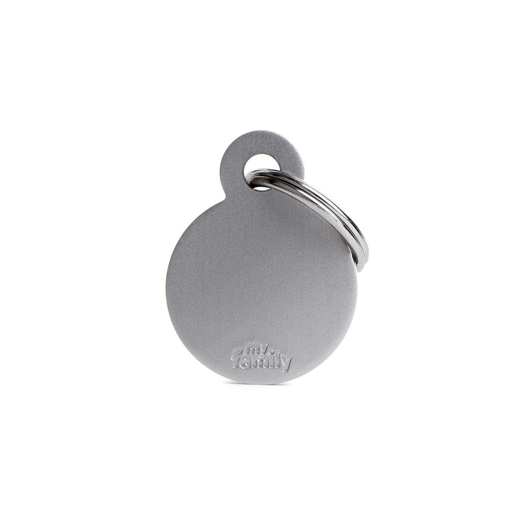 MyFamily Anhänger Basic Kleiner Kreis Grau 21 x 28 mm MyFamily Anhänger Basic Kleiner Kreis Grau 21 x 28 mm von MyFamily