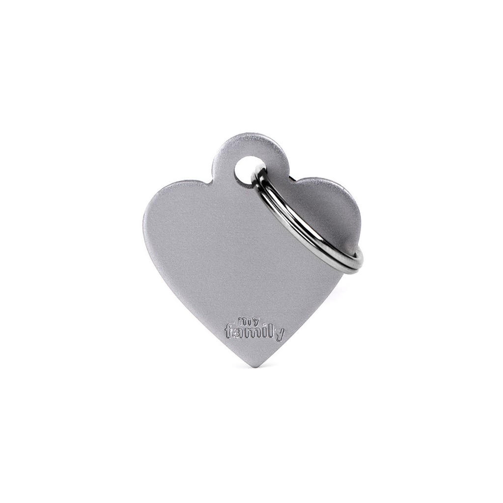 MyFamily Anhänger Basic Kleines Herz Grau 25 x 28 mm MyFamily Anhänger Basic Kleines Herz Grau 25 x 28 mm von MyFamily