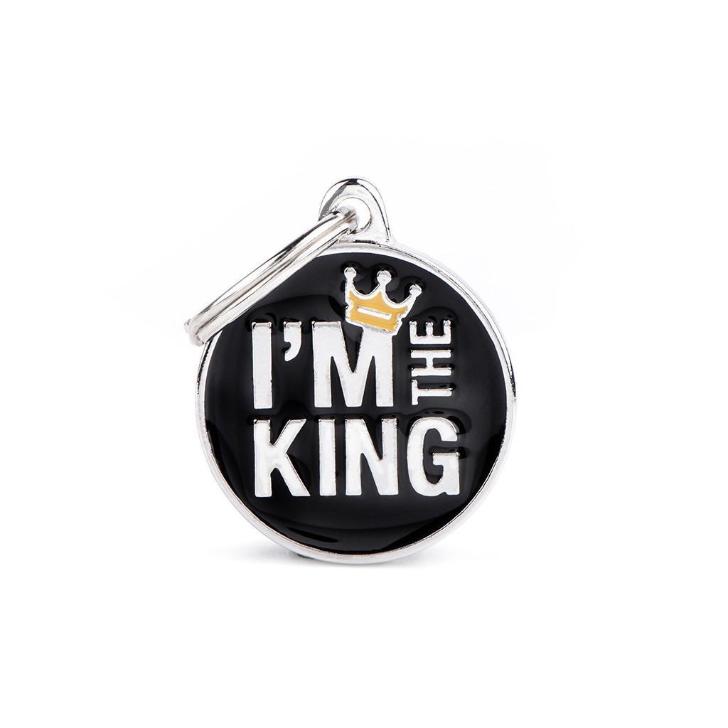 MyFamily Anhänger Charms Medium Circle I'm The King 26 x 31 mm MyFamily Anhänger Charms Medium Circle I'm The King 26 x 31 mm von MyFamily