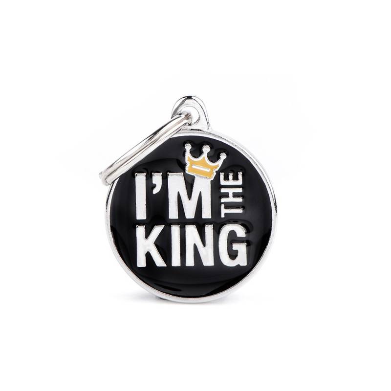 MyFamily Anhänger Charms Medium Circle I'm The King 26 x 31 mm MyFamily Anhänger Charms Medium Circle I'm The King 26 x 31 mm von MyFamily