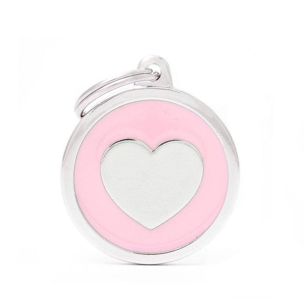 MyFamily Anhänger Classic Big Circle Herz Pink 32 x 37 mm MyFamily Anhänger Classic Big Circle Herz Pink 32 x 37 mm von MyFamily