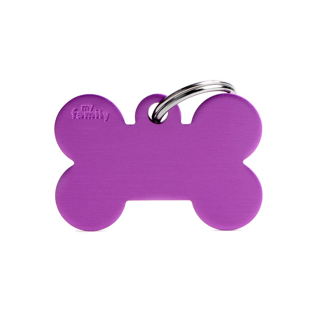 MyFamily Hundemarke Basic Großer Knochen Lila 38 x 25 mm MyFamily Hundemarke Basic Großer Knochen Lila 38 x 25 mm von MyFamily