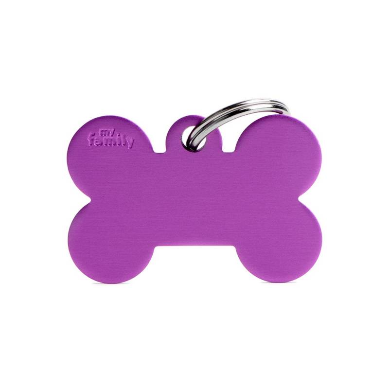 MyFamily Hundemarke Basic Großer Knochen Lila 38 x 25 mm MyFamily Hundemarke Basic Großer Knochen Lila 38 x 25 mm von MyFamily