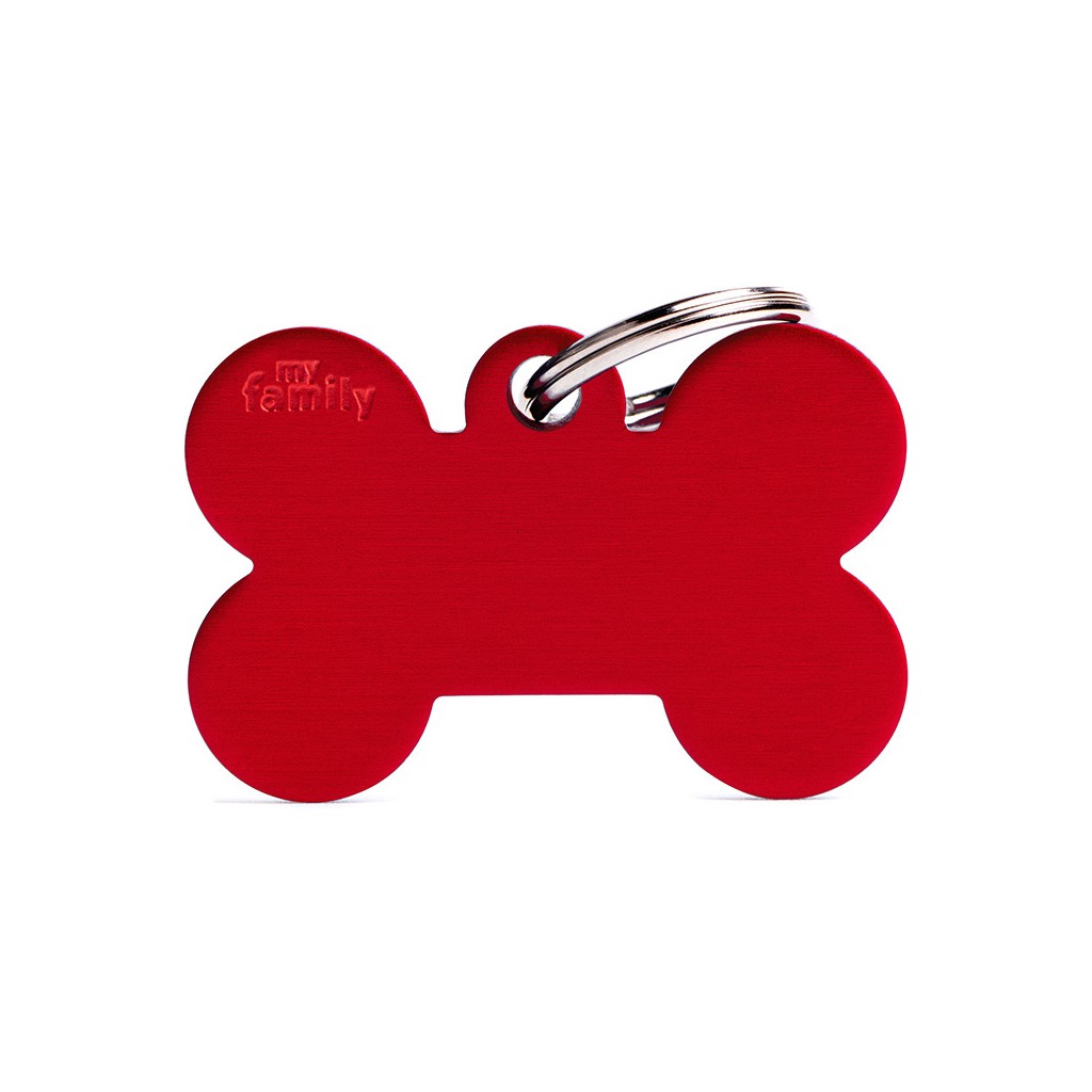 MyFamily Hundemarke Basic Großer Knochen Rot 38 x 25 mm MyFamily Hundemarke Basic Großer Knochen Rot 38 x 25 mm von MyFamily